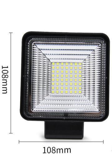 LED Lamp Automobile Work Light Large Field of Vision Square 4inch 56LED 168W Headlamp off Road Vehicle Maintenance Lamp