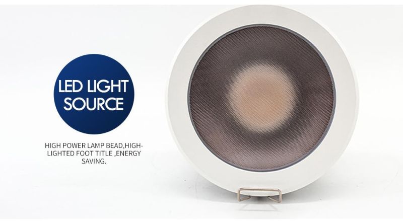 Factory Price Indoor High Quality Aluminium LED Downlight with Driver