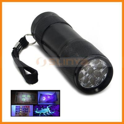 Mini 3W 365nm UV Torch Money Detector UV Penlight