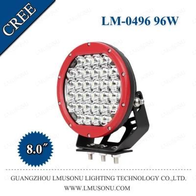8 Inch 96W LED Driving Light for Cars