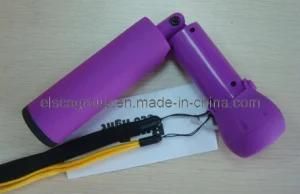 Purple Emergency Torch Spinning LED Flashlight (EO002)