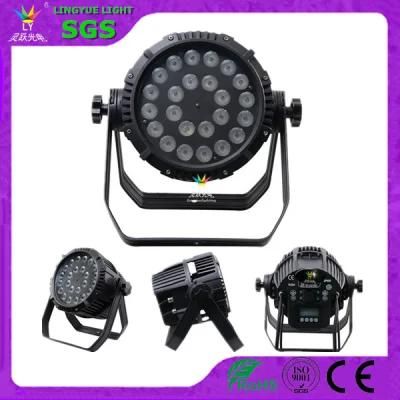 IP65 DMX Stage 24X18W Waterproof Outdoor LED PAR Can Light