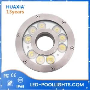 316 Stainless Steel 9watt IP68 LED Swimming Pool and Fountainr Light