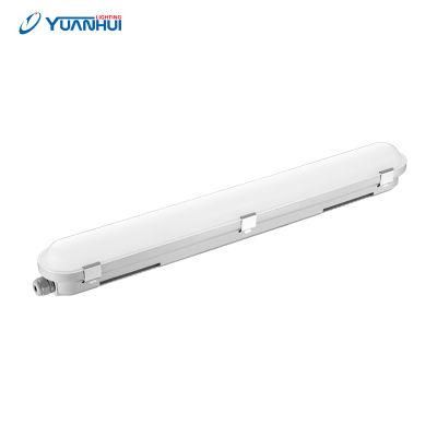 Popular LED IP66 Waterproof 0.6m 1.2m Linear Vapor Tight Lighting Tri-Proof Light with CE/CB/EMC/ENEC/TUV/SGS/Rcm/RoHS Certifications