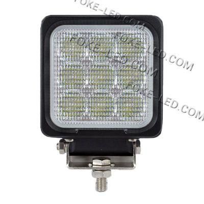 Super Bright DC 12V 4 Inch 27W Square CREE LED Work Light