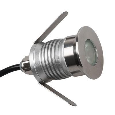 Aluminum +Stainless Steel 45degree Mini Waterproof IP68 3W LED Underwater Light Exterior LED Pool Light for Swimming Pool