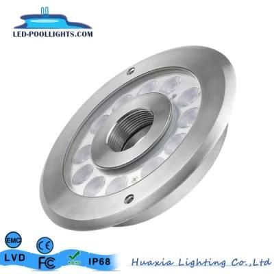 36W IP68 Stainless Steel LED Fountain Lighting Light