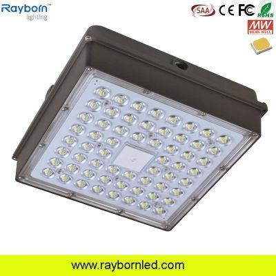 150lm/W Surface Mounted 100W Gas Station LED Canopy Light with 5 Years Warranty