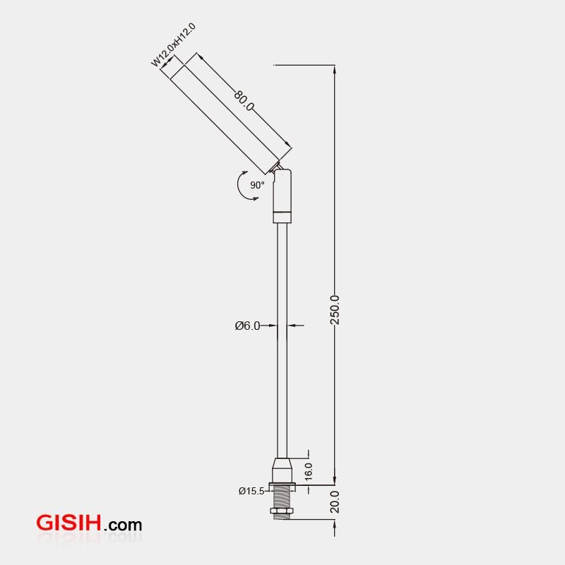 6000K Cold White 2W Mini LED Spot Light 12V-24V Recessed Ceiling Lighting for Car Boat Kitchen Lighting