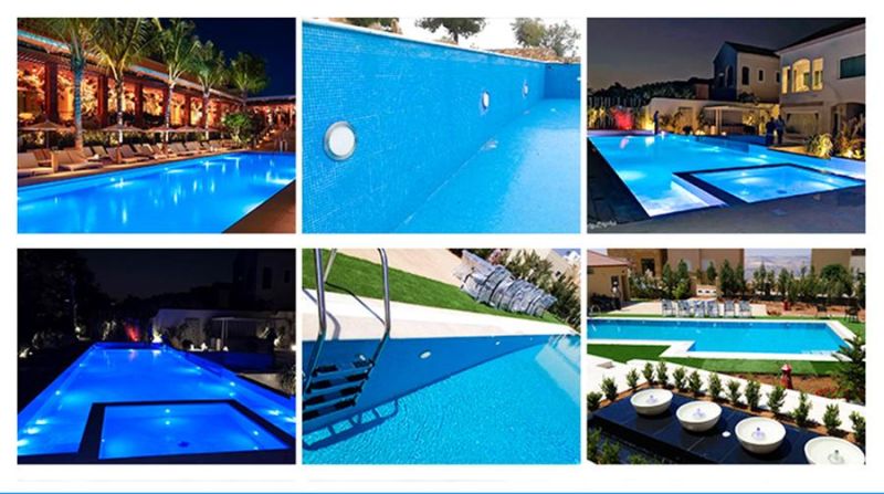 Stainless Steel RGB IP68 Rated LED Swimming Pool Lighting