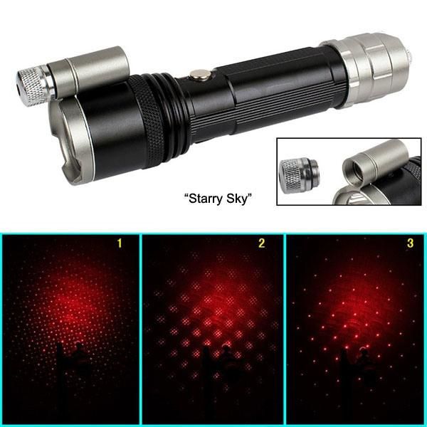 Rechargeable Fast Track Hunting Laser LED Torch