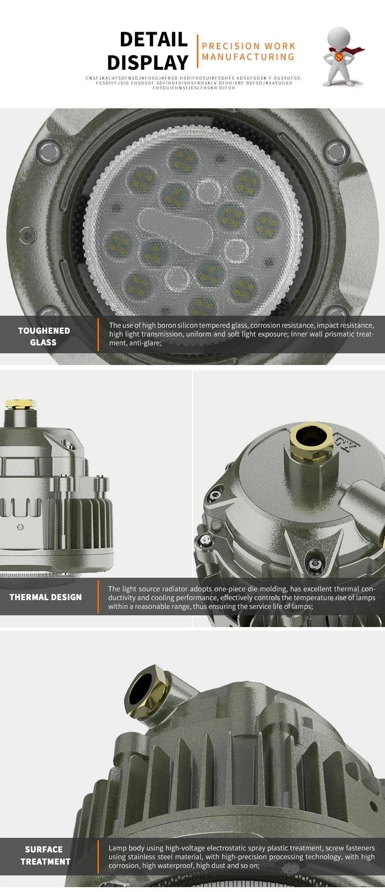 Atex Zone1 Zone2 Ex-Proof Light with 120lm/W Efficiency