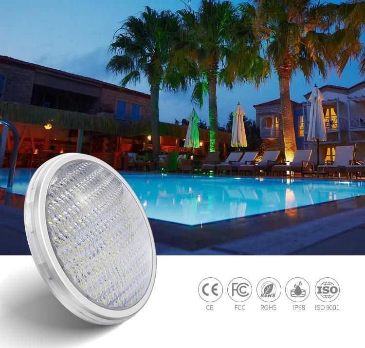 ABS 18W 12V 2 Screws Terminal IP68 Waterproof LED Swimming Pool LED Light