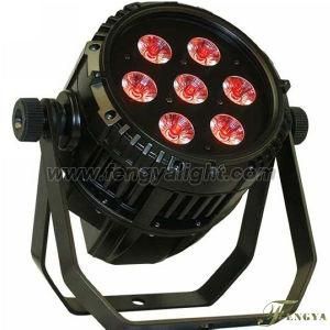 7PCS 15W RGBWA 5 in 1 Outdoor LED PAR Can