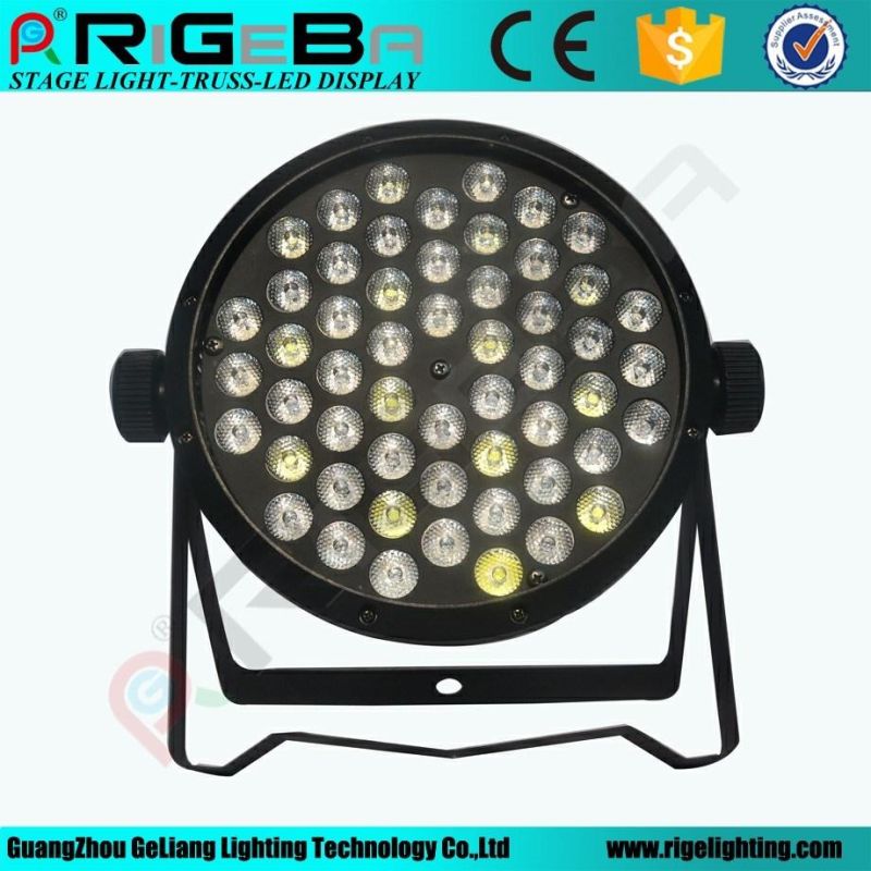 Economic 54LEDs 1W RGBW Wash DMX Control LED PAR Can Light