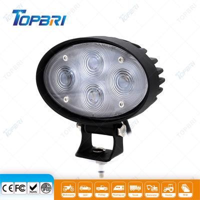 Auto Oval 20W Driving Work Light Lamps for Forklift Trailer