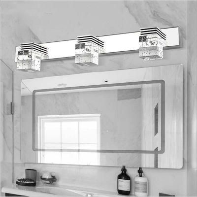 Nordic Modern LED Mirror Front Light Simple Bathroom Light K9 Crystal Light (WH-MR-16)