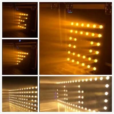 36*3W Golden Matrix Light for Wedding Stage Background Effect Lamp