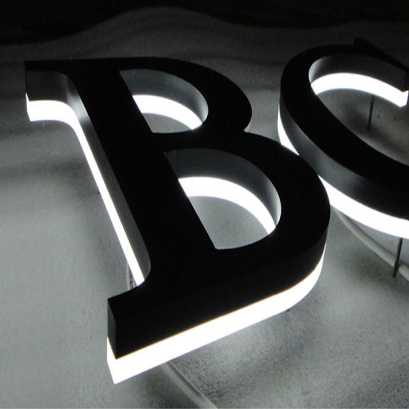 Hot Selling LED Luminous Letter Sign 3D Acrylic LED Sign