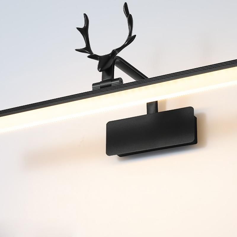 Black Antler Mirror Light LED Bathroom Toilet Mirror Cabinet Dresser Wall Lamp