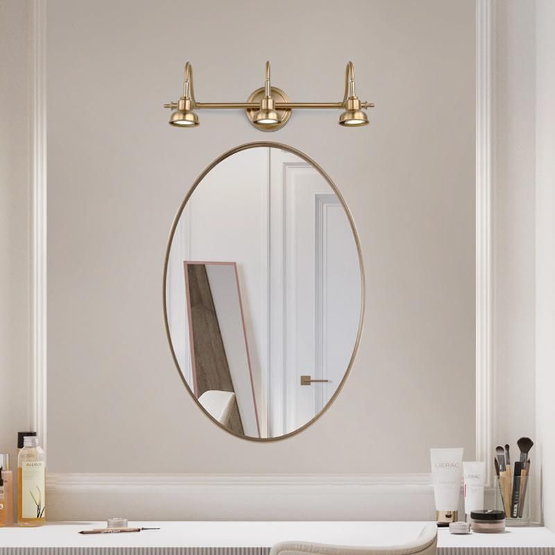 American Mirror Light Bathroom LED Retro Mirror Cabinet Bathroom Lamp Wall Lamp