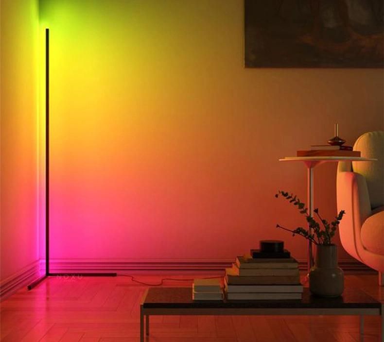 Smart RGB Corner Floor Lamp Minimalist for Home Decoration Lighting