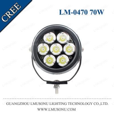 6 Inch Round High Bright Car CREE Work LED Driving Light 70W