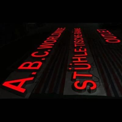 Dear Manufactured Custom 3D Logo LED Sign Acrylic Letters Advertising LED Sign