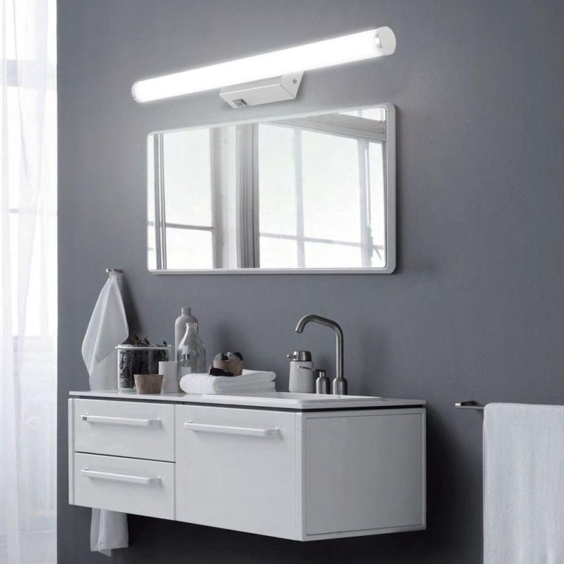 How Bright Modern Waterproof IP44 5W 7W Stainless Steel LED Mirror Front Sconce Wall Light Fixture Vanity Bathroom Mirror Lamp