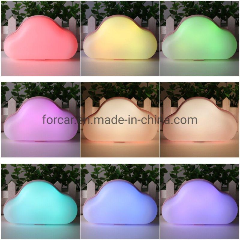 Home Decoration Colorful Night Lamp/ Battery Operated Wall Lamp for Kids Bedroom Living Room Night Light