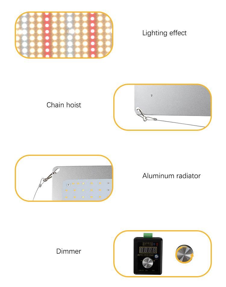 400W Dimmable Full Spectrum Waterproof LED Grow Light for Indoor Plant