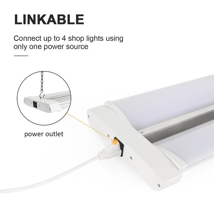 46 Inch High-Low Swivel Ultra-Bright LED Linkable Shop Light