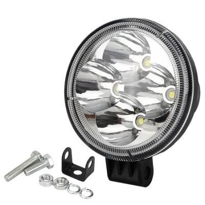 4LED Epistar 12W LED Work Light for 4WD 4X4 Offarod Truck Driving Fog Lamp