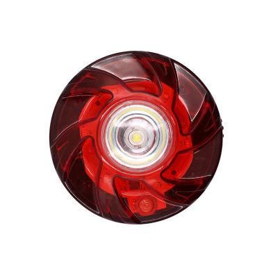 Round Magnet Traffic Warning LED Light for Road Safety Solution