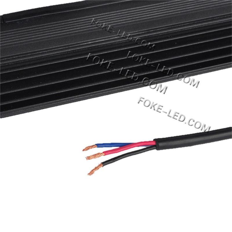 New Single Row LED Bar 30W-240W Black Ground Offroad Light Bar 4X4 SUV Auxiliary Driving Light