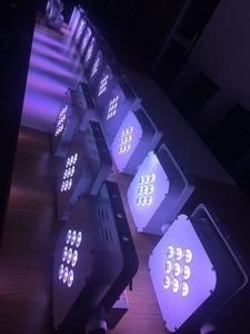 9PCS Battery Power &amp; Wireless DMX PAR DJ Disco Stage Lighting