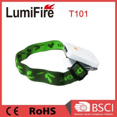 3 LED Brighter Plastic Motion Sensor LED Cap Headlamp