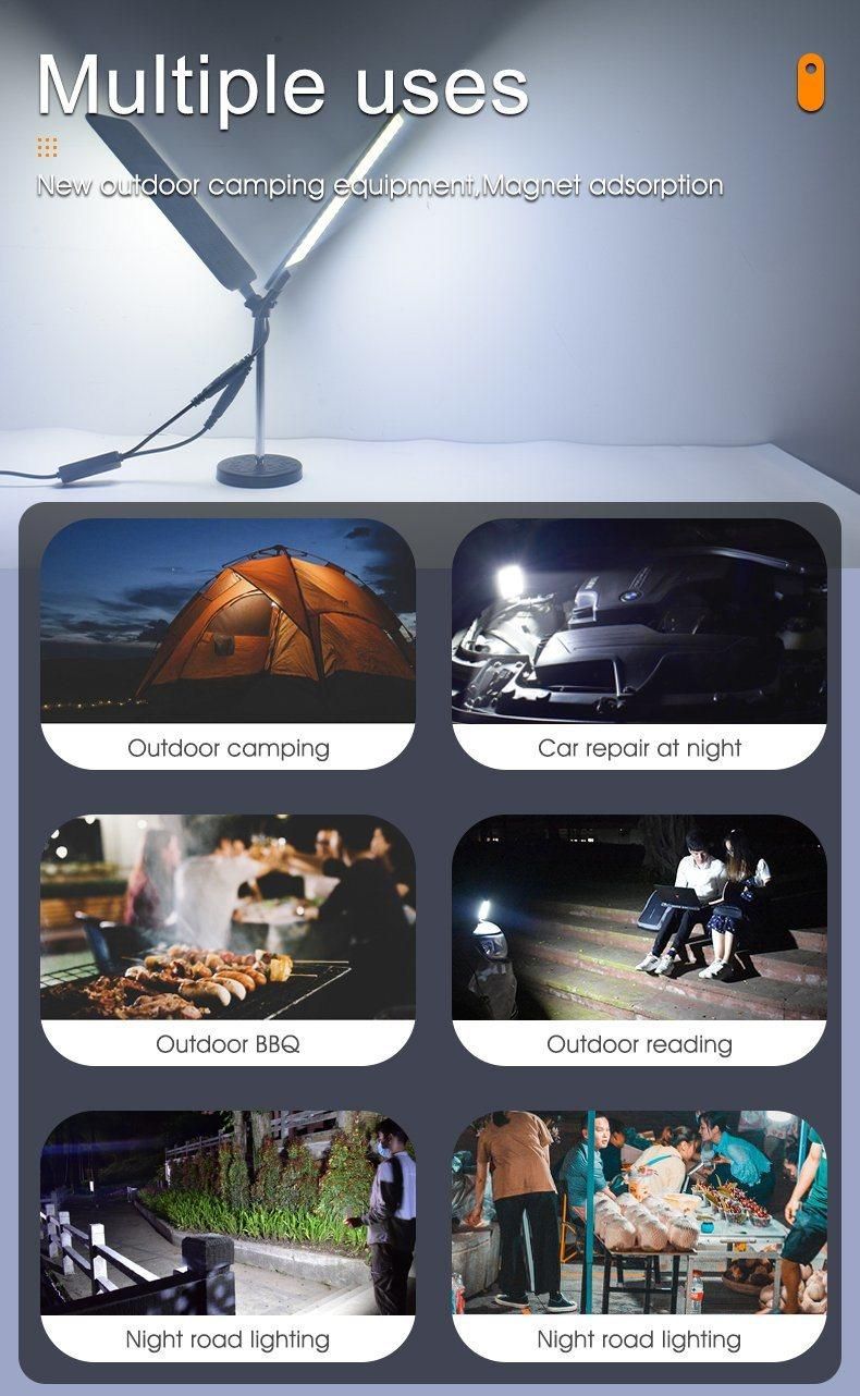 360 Light Portable LED Tent Lantern Magnet Base Car Repairing Lamp Outdoor LED Camping Lights