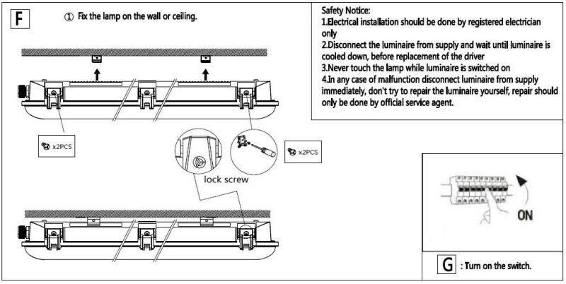 600mm 1200mm 1300mm LED High Power Linear Trunking Light