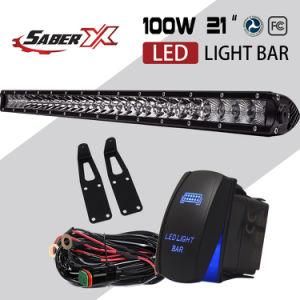 21inch Straight Single Row LED Light Bar &amp; Bumper Mounting Bracket Kits for 2003-2017 Dodge RAM 3500 2500 4WD/2WD