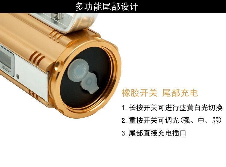 Rechargeable Powerful Aluminium Luxury 15W Best Fishing Flashlight