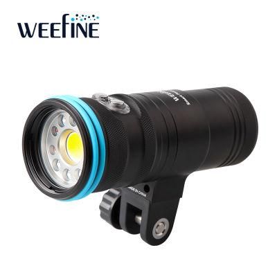 Waterproof 3000 Lm LED Scuba Diving Flashlight for Underwater 100m Diving Exploring