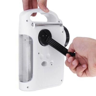 Goldmore10 Top Deals Am/FM Solar Hand Crank Dynamo Outdoor Radio with Speaker Emergency Receiver Mobile Power Supply Flashlight
