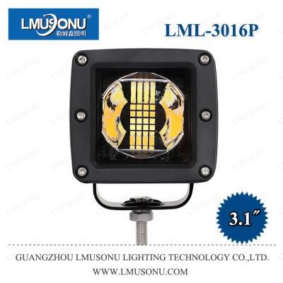 Lmusonu New 3.1 Inch 3016p Yellow White LED Work Light 24W