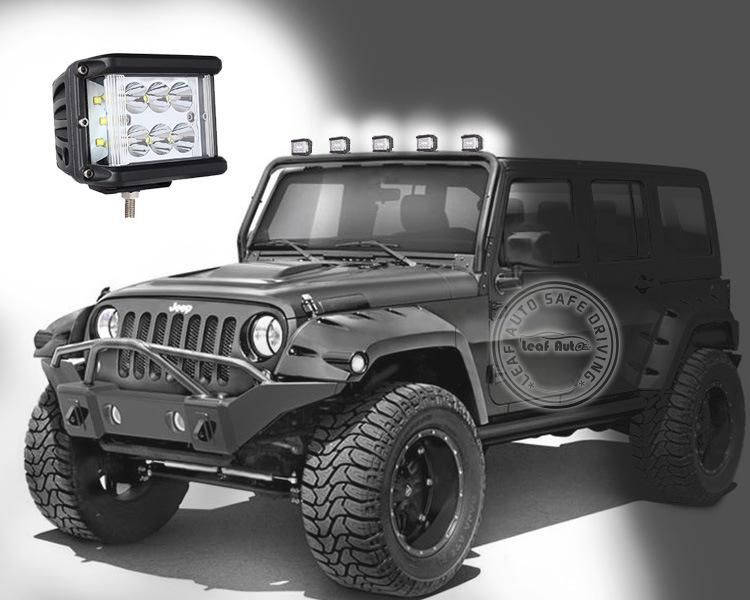4 Inch 3 Sides Shooter LED Work Lights for Offroad 4X4 Auxiliares Auto Moto Alta Baja Faro LED