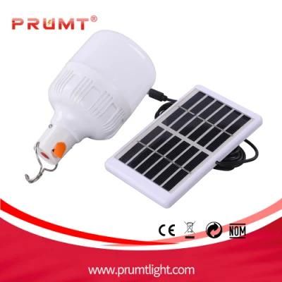 100W Outdoor Camping Emergency LED Light Bulb Rechargeable Solar Panel
