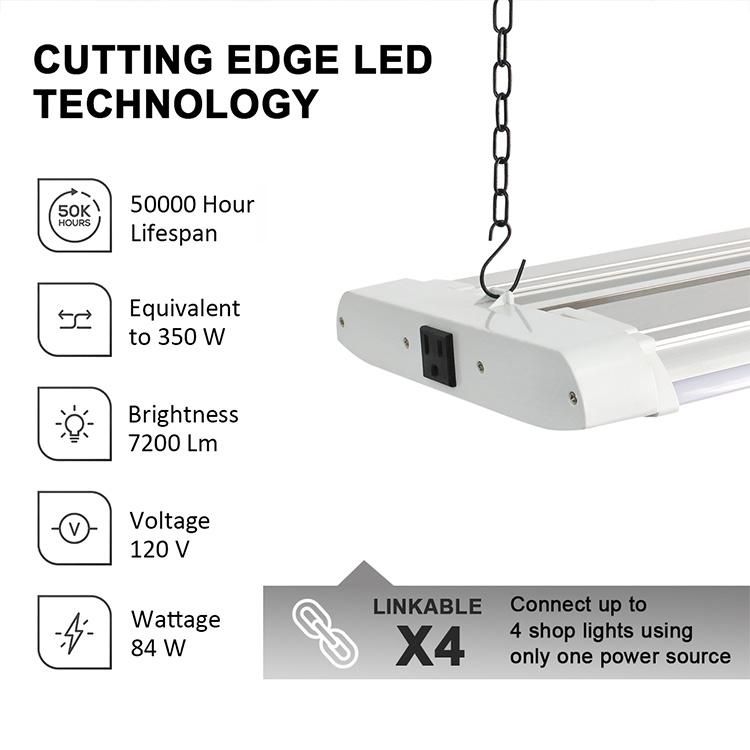 46inch Ra80 Garage Workbench Ceiling Lamp LED Shop Light