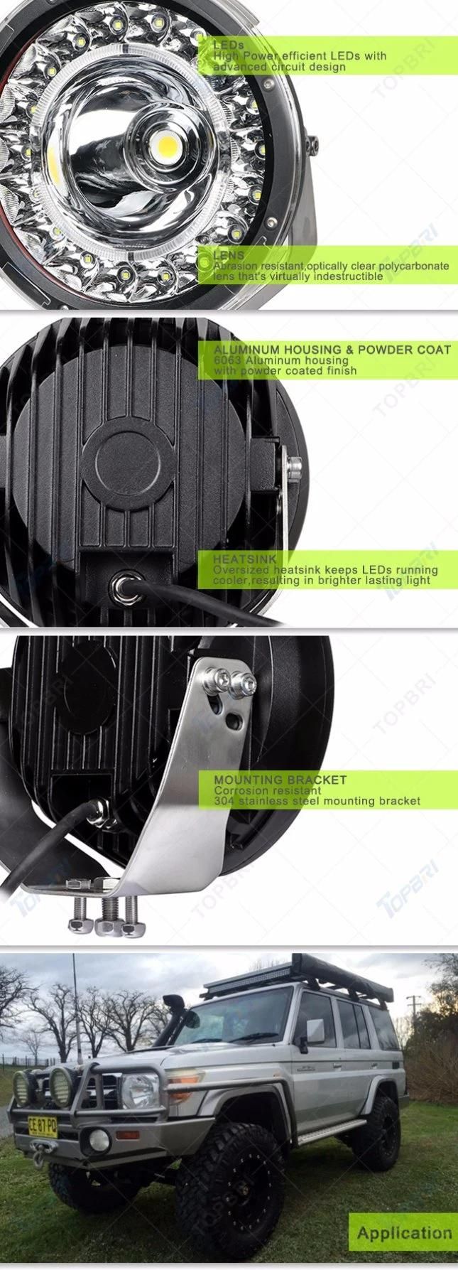 9inch 162W Round Offroad Driving LED Work Lights