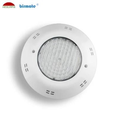 IP68 Waterproof 18W SMD RGB LED 12V Synchronous Controller Fiberglass Surface Mounted Pool Light