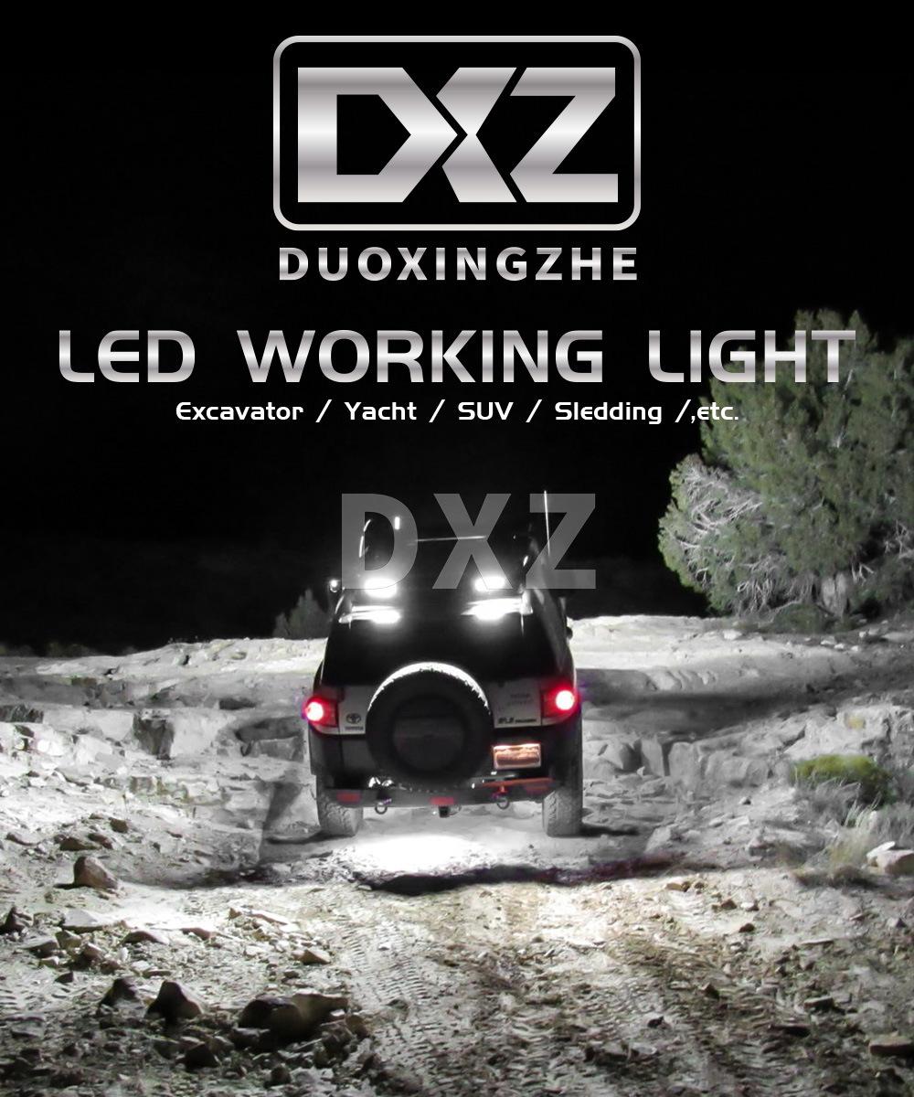 Dxz Private Model 26SMD 78W Square Spotlight Angel Eye DRL for off-Road SUV Truck Lights